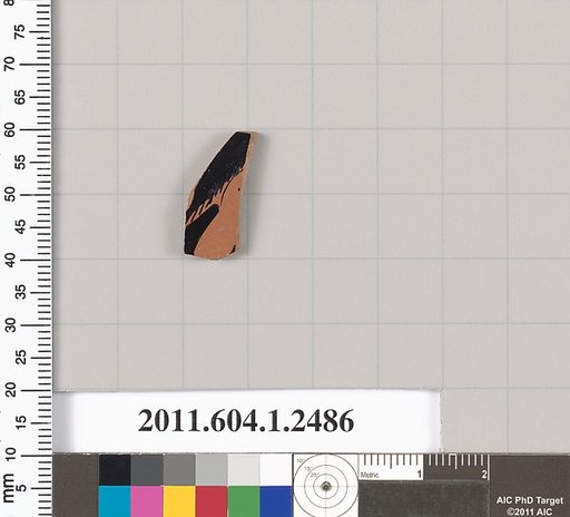 Terracotta fragment of a kylix (drinking cup)
