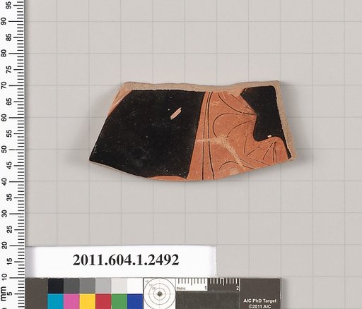 Terracotta fragment of a kylix (drinking cup)