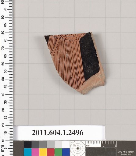 Terracotta fragment of a kylix (drinking cup)