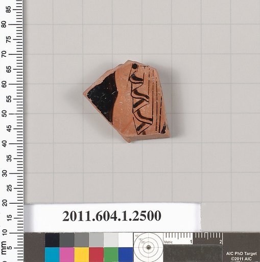 Terracotta fragment of a kylix (drinking cup)