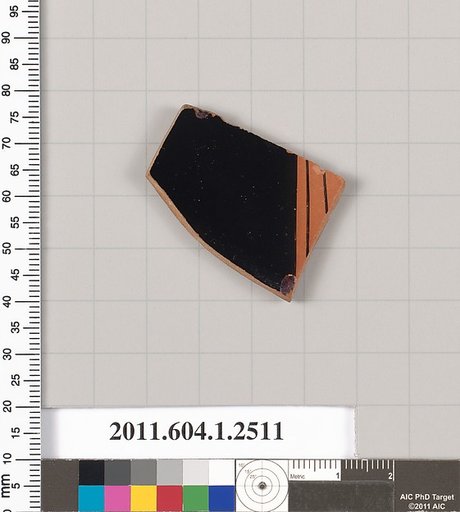 Terracotta fragment of a kylix (drinking cup)
