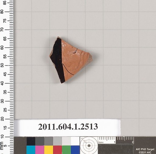 Terracotta fragment of a kylix (drinking cup)