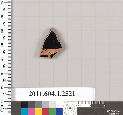 Terracotta fragment of a kylix (drinking cup)