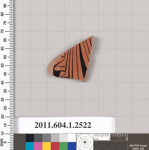 Terracotta fragment of a kylix (drinking cup)
