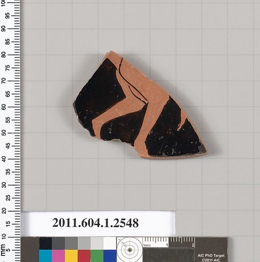 Terracotta fragment of a kylix (drinking cup)