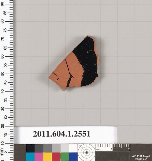 Terracotta fragment of a kylix (drinking cup)