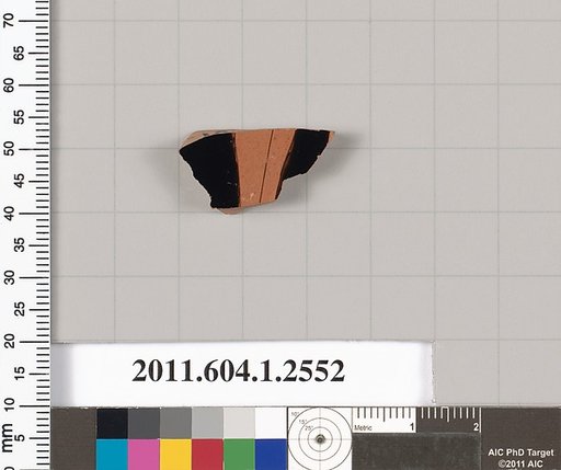Terracotta fragment of a kylix (drinking cup)