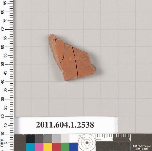 Terracotta fragment of a kylix (drinking cup)