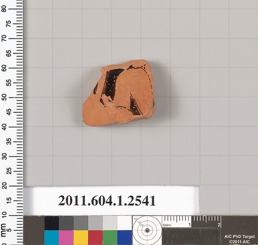 Terracotta fragment of a kylix (drinking cup)