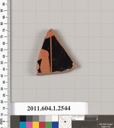 Terracotta fragment of a kylix (drinking cup)