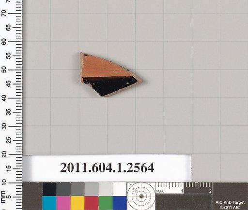 Terracotta fragment of a kylix (drinking cup)