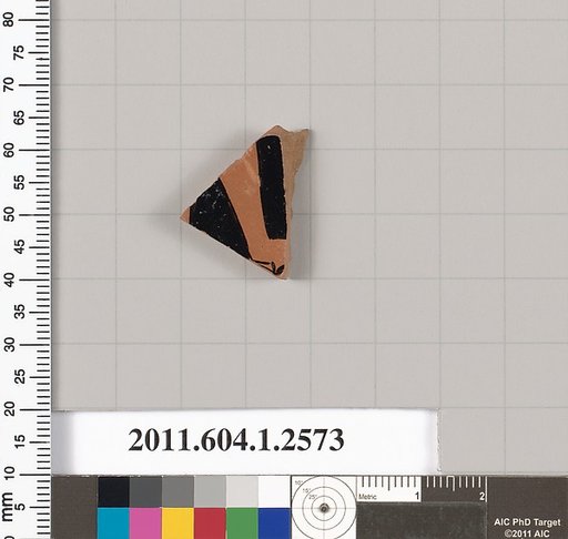 Terracotta fragment of a kylix (drinking cup)
