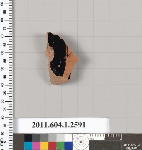 Terracotta fragment of a kylix (drinking cup)