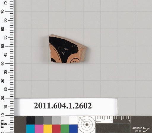 Terracotta fragment of a kylix (drinking cup)