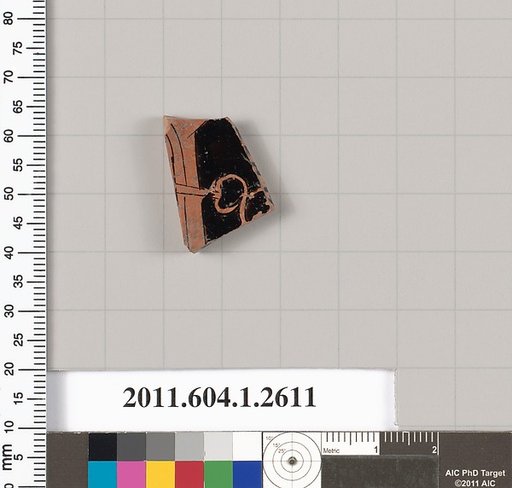 Terracotta fragment of a kylix (drinking cup)