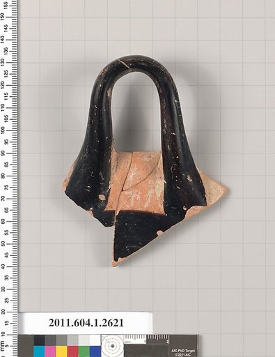 Terracotta fragment of a kylix (drinking cup)