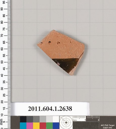 Terracotta fragment of a kylix (drinking cup)