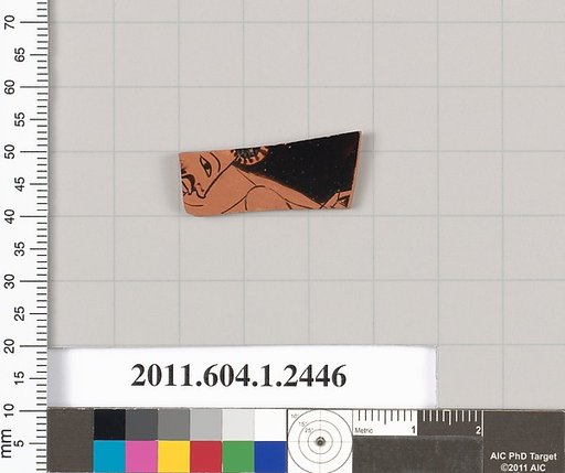 Terracotta fragment of a kylix (drinking cup)