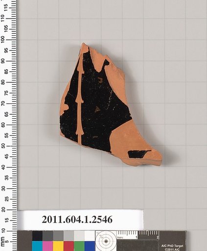 Terracotta fragment of a kylix (drinking cup)