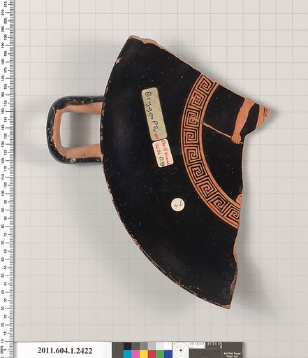 Terracotta fragment of a kylix (drinking cup)