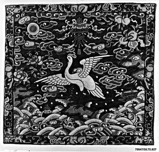 Rank Badge with Egret