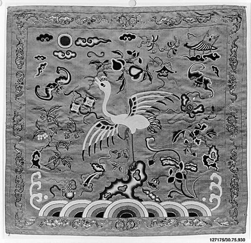 Rank Badge with Manchurian Crane