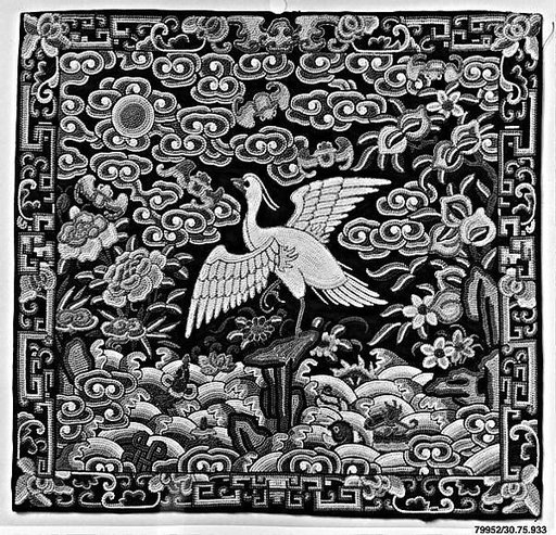 Rank Badge with Egret