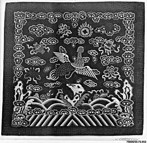 Rank Badge with Mandarin Duck