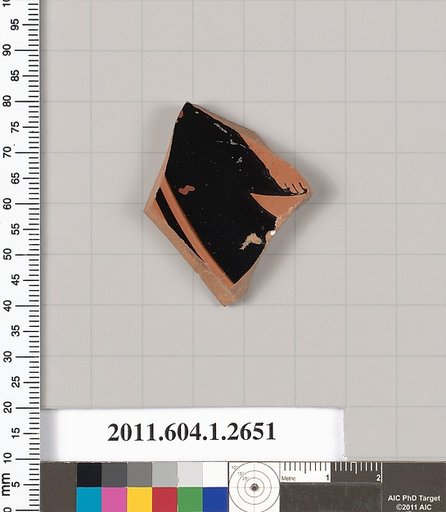 Terracotta fragment of a kylix (drinking cup)