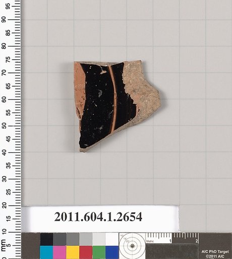 Terracotta fragment of a kylix (drinking cup)