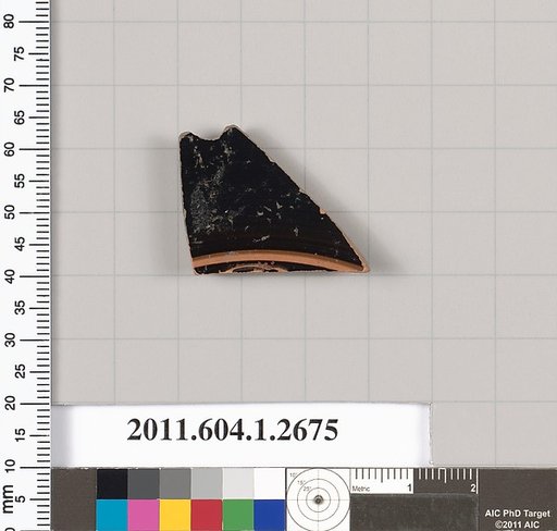 Terracotta fragment of a kylix (drinking cup)