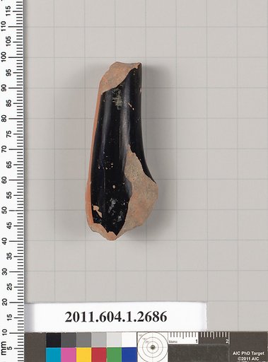 Terracotta fragment of a kylix (drinking cup)