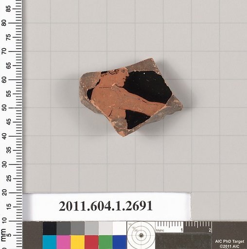 Terracotta fragment of a kylix (drinking cup)