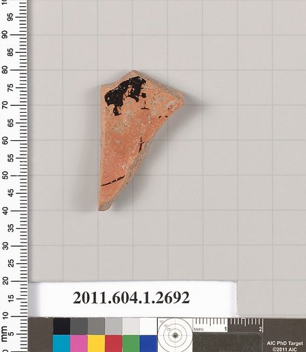 Terracotta fragment of a kylix (drinking cup)