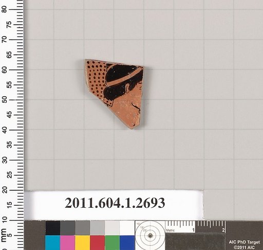 Terracotta fragment of a kylix (drinking cup)