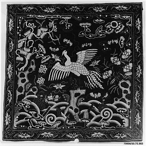 Rank Badge with Silver Pheasant