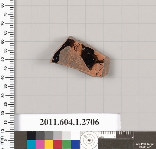 Terracotta fragment of a kylix (drinking cup)