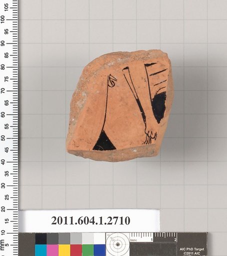 Terracotta fragment of a kylix (drinking cup)