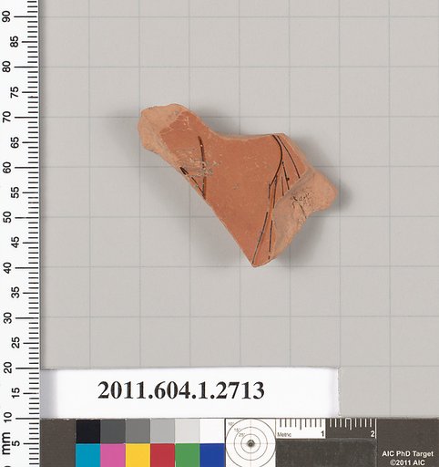 Terracotta fragment of a kylix (drinking cup)