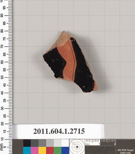 Terracotta fragment of a kylix (drinking cup)