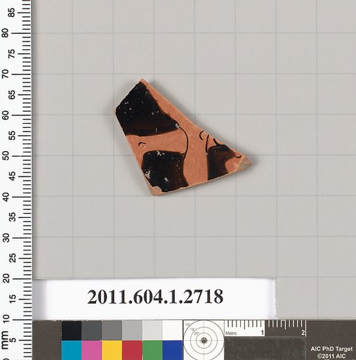 Terracotta fragment of a kylix (drinking cup)