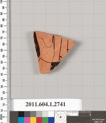 Terracotta fragment of a kylix (drinking cup)