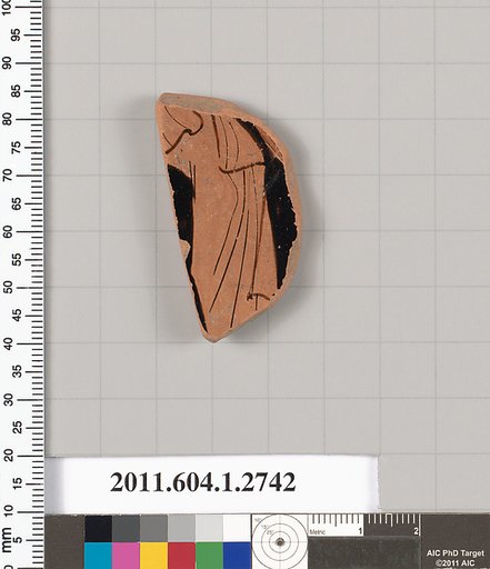 Terracotta fragment of a kylix (drinking cup)