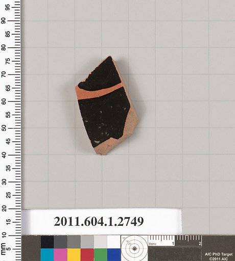 Terracotta fragment of a kylix (drinking cup)