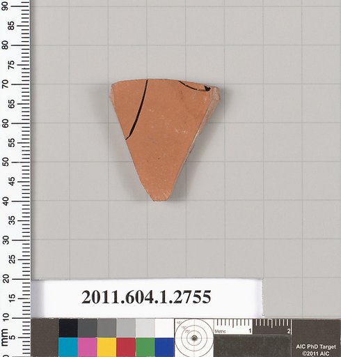 Terracotta fragment of a kylix (drinking cup)