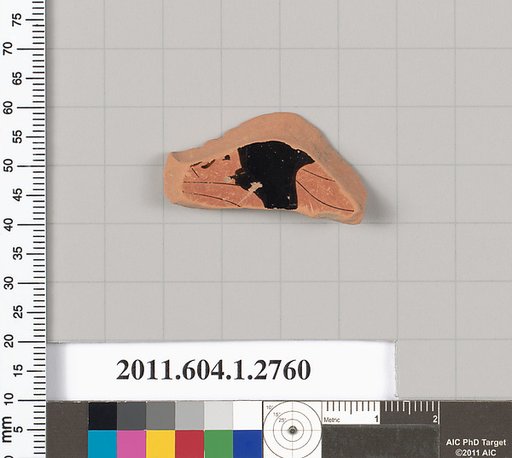 Terracotta fragment of a kylix (drinking cup)