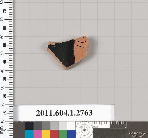 Terracotta fragment of a kylix (drinking cup)