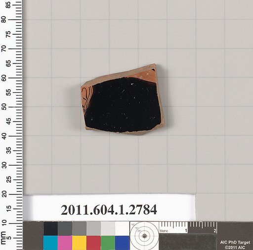 Terracotta fragment of a kylix (drinking cup)