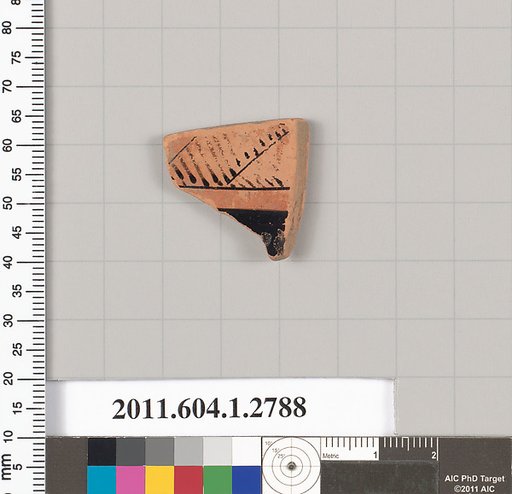 Terracotta fragment of a kylix (drinking cup)