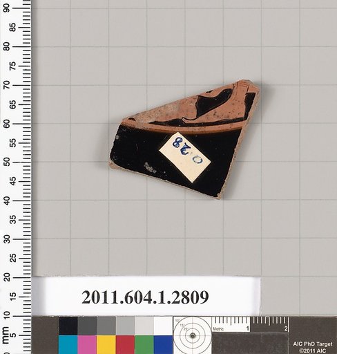 Terracotta fragment of a kylix (drinking cup)
